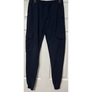 RGSTR Pants Mens L 28x27 Navy Cargo Joggers Hip-Hop Pockets‎